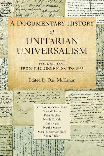 Cover image for A Documentary History of Unitarian Universalism