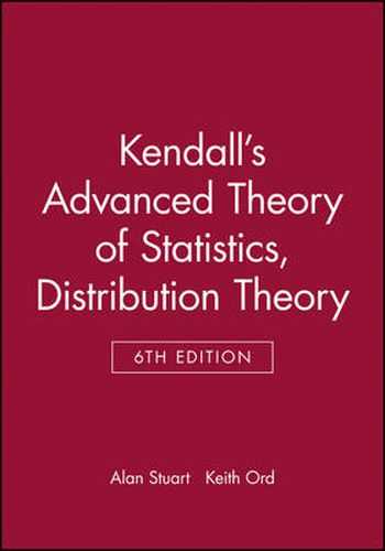 Cover image for Kendalls Advanced Theory of Statistics