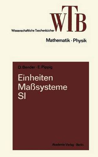 Cover image for Einheiten, Masssysteme, Si