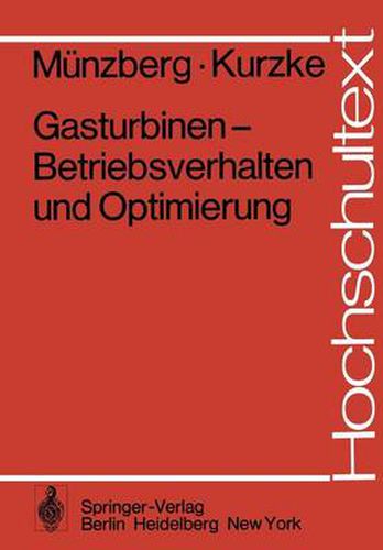 Cover image for Gasturbinen - Betriebsverhalten und Optimierung