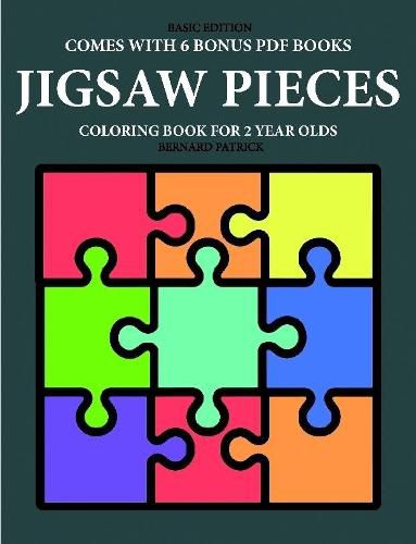 Cover image for Coloring Book for 2 Year Olds (Jigsaw Pieces)