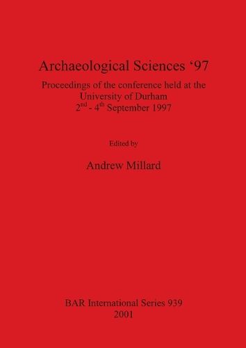 Cover image for Archaeological Sciences '97