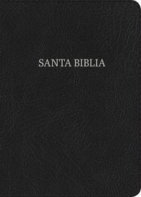 Cover image for RVR 1960 Biblia Compacta Letra Grande, negro piel fabricada con indice