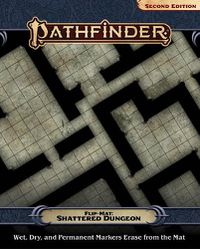 Cover image for Pathfinder Flip-Mat: Shattered Dungeon