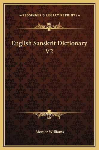 Cover image for English Sanskrit Dictionary V2