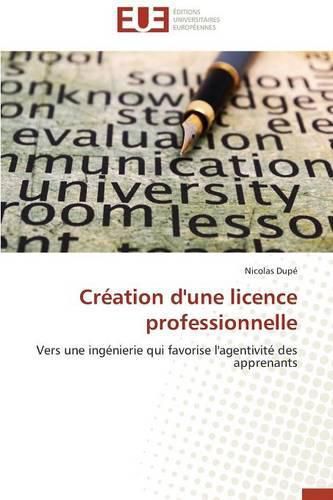 Cover image for Cr ation d'Une Licence Professionnelle