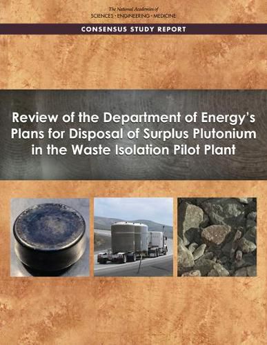 Cover image for Review of the Department of Energy's Plans for Disposal of Surplus Plutonium in the Waste Isolation Pilot Plant