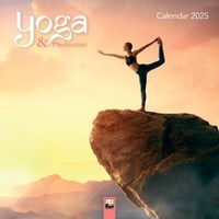 Cover image for Yoga & Meditation Wall Calendar 2025 (Art Calendar)