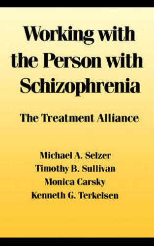 Cover image for Working With the Person With Schizophrenia