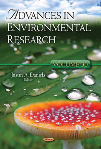 Cover image for Advances in Environmental Research: Volume 30