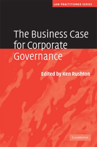 Cover image for The Business Case for Corporate Governance