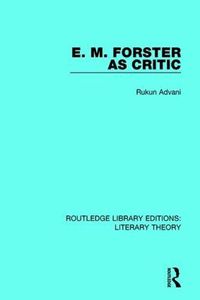 Cover image for E. M. Forster as Critic