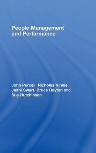 Cover image for People Management and Performance