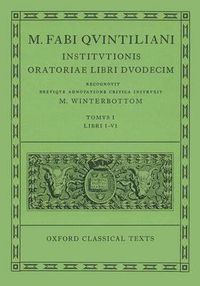 Cover image for Quintilian Institutionis Oratoriae