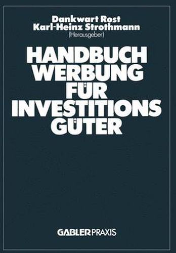 Cover image for Handbuch Werbung fur Investitionsguter