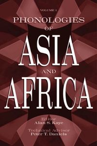 Cover image for Phonologies of Asia and Africa