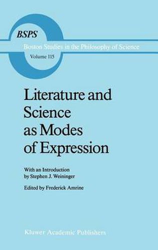 Cover image for Literature and Science as Modes of Expression