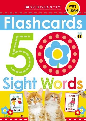 Cover image for 50 Sight Words Flashcards: Scholastic Early Learners (Flashcards)