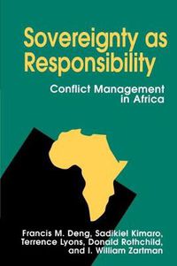 Cover image for Sovereignty as Responsibility: Conflict Management in Africa