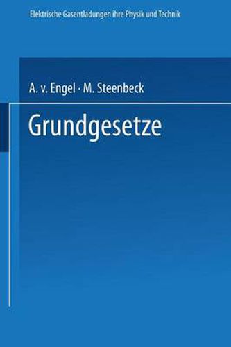 Cover image for Elektrische Gasentladungen: Ihre Physik Und Technik