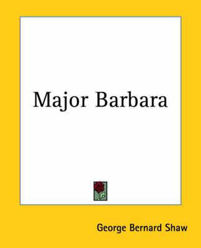 Cover image for Major Barbara