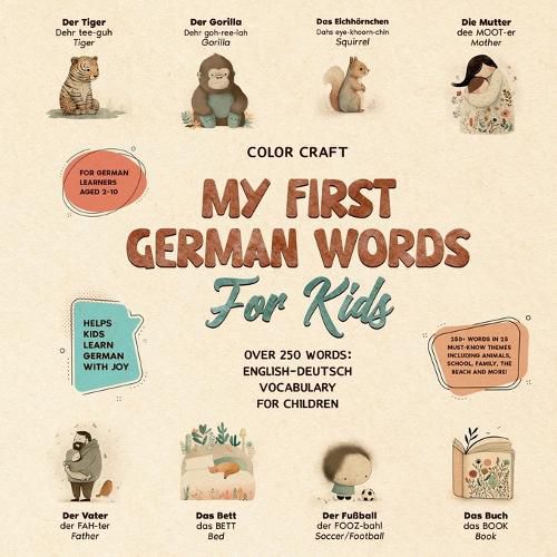 Cover image for My First German Words Book For Kids