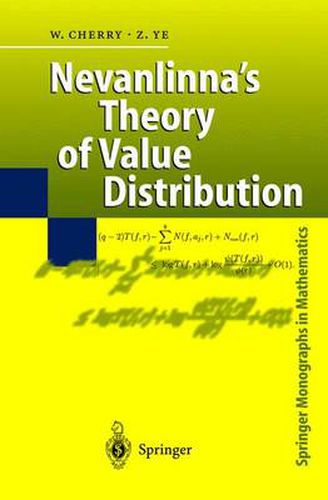 Cover image for Nevanlinna's Theory of Value Distribution: The Second Main Theorem and its Error Terms