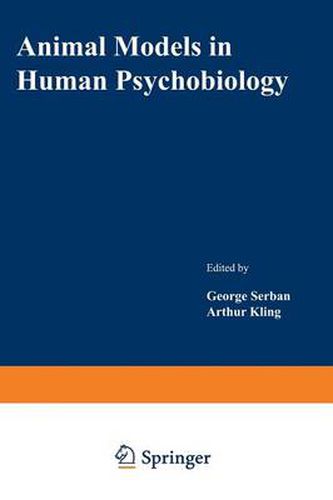 Cover image for Animal Models in Human Psychobiology