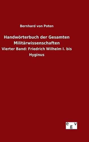 Cover image for Handwoerterbuch der Gesamten Militarwissenschaften