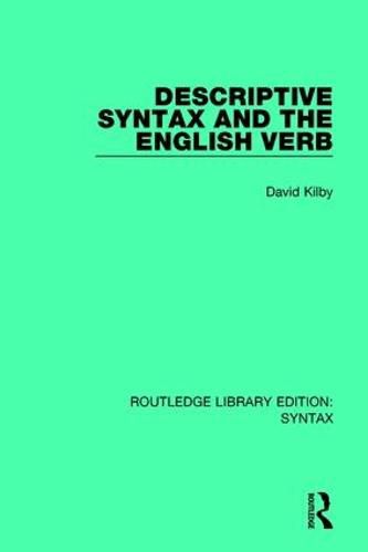 Cover image for Descriptive Syntax and the English Verb