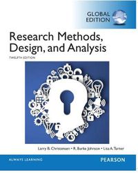 Cover image for Research Methods, Design, and Analysis, Global Edition