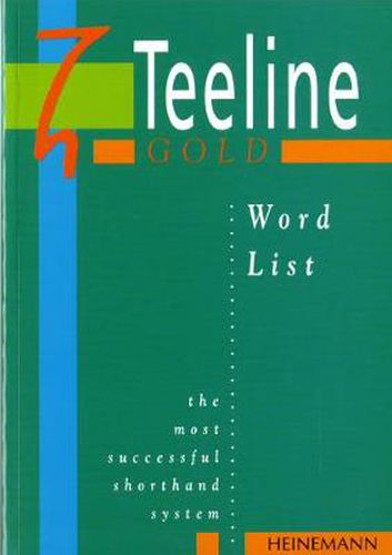 Cover image for Teeline Gold Word List