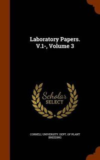 Cover image for Laboratory Papers. V.1-, Volume 3