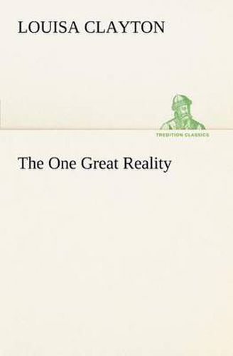 Cover image for The One Great Reality