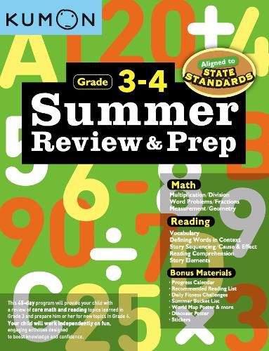 Cover image for Summer Review & Prep: 3-4