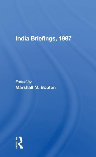 Cover image for India Briefing, 1987