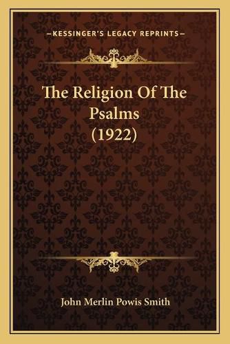 The Religion of the Psalms (1922)