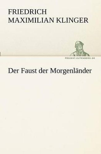 Cover image for Der Faust Der Morgenlander