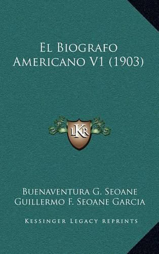 Cover image for El Biografo Americano V1 (1903)