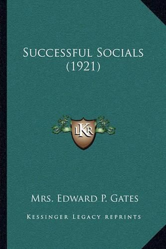 Successful Socials (1921)