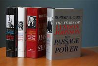 Cover image for Robert A. Caro's The Years of Lyndon Johnson Set: The Path to Power; Means of Ascent; Master of the Senate; The Passage of Power