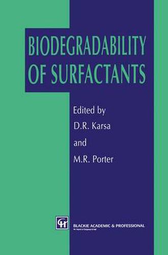 Cover image for Biodegradability of Surfactants