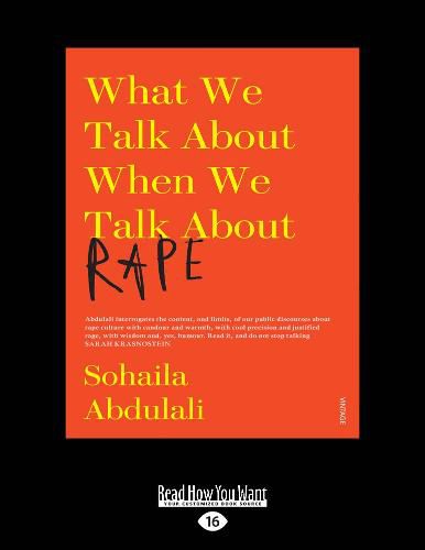 What We Talk About When We Talk About Rape