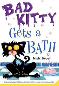 Cover image for Bad Kitty Gets a Bath