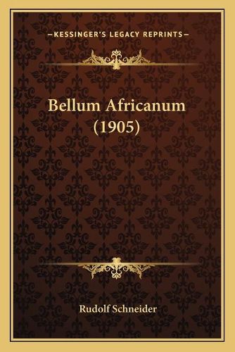 Cover image for Bellum Africanum (1905)