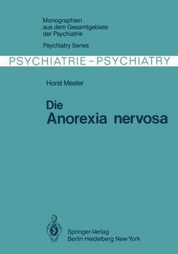 Cover image for Die Anorexia Nervosa