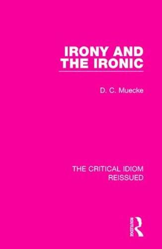 Cover image for Irony and the Ironic