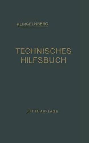 Cover image for Klingelnberg Technisches Hilfsbuch