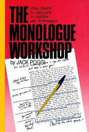 Cover image for The Monologue Workshop: from Search to Discovery in Audition and Performance
