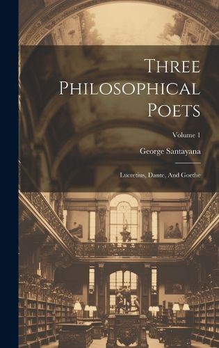 Cover image for Three Philosophical Poets